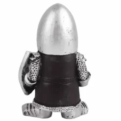 Havestatue Ridder Dværgvagt Rustning Miniature Ridderskulptur til Haveindretning