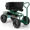 Havetrillebør Scooter, 35,5x24x23,5-27cm, Rød, Sort