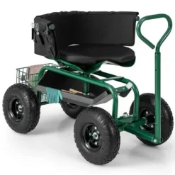 Havetrillebør Scooter, 35,5x24x23,5-27cm, Rød, Sort