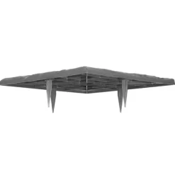 Havetrinsten / Trædesten - Sæt 16 stk. - Mål 39,5 x 39,5 cm - Vejrbestandig plast - Med jordspyd til fastgørelse - Til græsplæne og terrasse - Grå