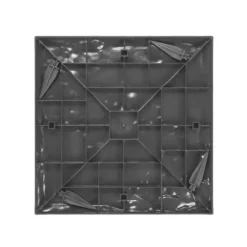 Havetrinsten / Trædesten - Sæt 16 stk. - Mål 39,5 x 39,5 cm - Vejrbestandig plast - Med jordspyd til fastgørelse - Til græsplæne og terrasse - Grå