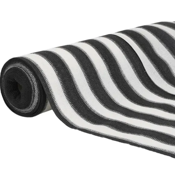 HDPE afskærmning 3,6x10 m - Privatlivsmaskering | Farve: Antracitgrå/Hvid | 75 g/m²