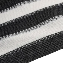 HDPE afskærmning 3,6x10 m - Privatlivsmaskering | Farve: Antracitgrå/Hvid | 75 g/m²