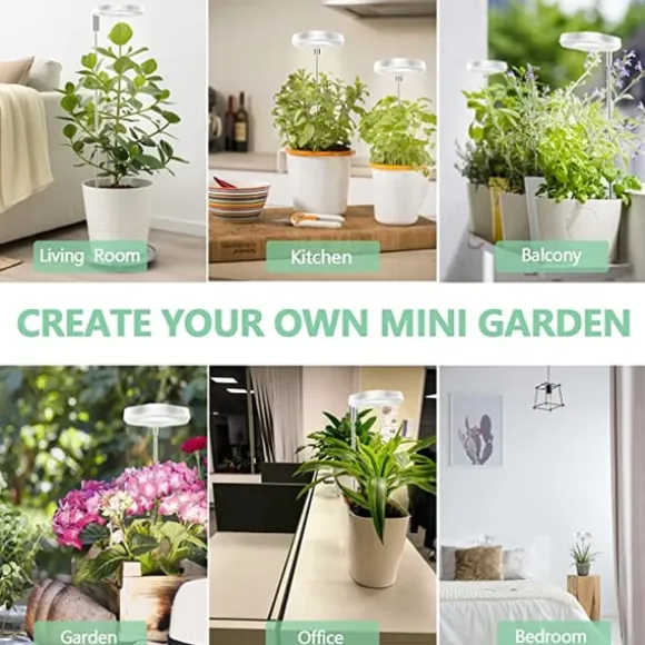Hexagon Grow Lights til indendørs planter Varm hvid/hvid