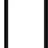 Hilta Metal Log Holder with Wheels, Black, 25x40x100 cm