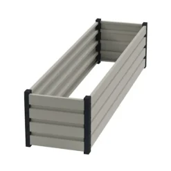 Højbed hvidt 40cm x 50cm x 200cm
