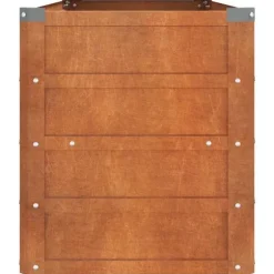 Højbed i cortenstål - Holdbart og rustfarvet | Størrelse: 100x40x45 cm