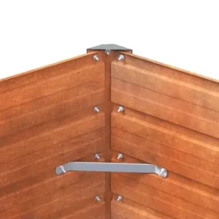 Højbed i cortenstål - Holdbart og rustfarvet | Størrelse: 100x40x45 cm