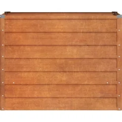 Højbed i cortenstål - Holdbart og dekorativt | Størrelse: 100x40x77 cm | Farve: Rustfarvet