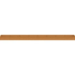 Højbed i cortenstål - Holdbart og dekorativt | Størrelse: 770x100x36 cm | Farve: Brune nuancer