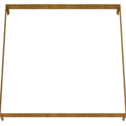 Højbed i cortenstål - Holdbart og dekorativt | Størrelse: 100x100x18,5 cm