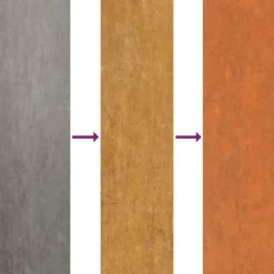 Højbed i cortenstål - Holdbart og rustfarvet design | Størrelse: 400x80x45 cm