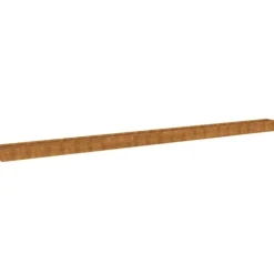 Højbed i cortenstål - Holdbart og dekorativt | Størrelse: 960x50x36 cm