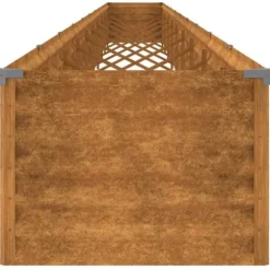 Højbed i cortenstål - Holdbart og dekorativt | Størrelse: 960x50x36 cm