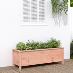 Højbed i massivt douglasgran - Plantekasse | Størrelse: 119,5x40x39 cm