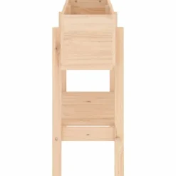Højbed i massivt fyrretræ - Plantekasse til have og terrasse | Størrelse: 101x30x69 cm