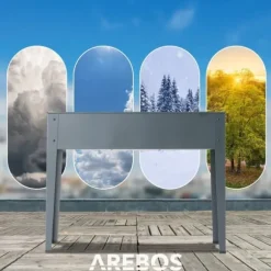 Højbed i metal - antracit