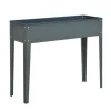 Højbed i metal 100x30x80 cm med ben & 3 drænhuller – have/balkon