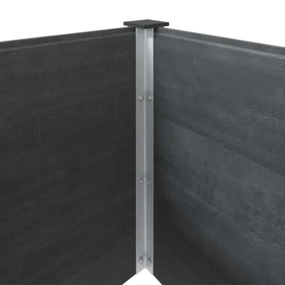 Højbed i WPC - Holdbart plantebed | Farve: Grå | Størrelse: 300x100x91 cm