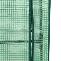 Højbed med drivhusovertræk - Rattan-look | Størrelse: 120x40x140 cm