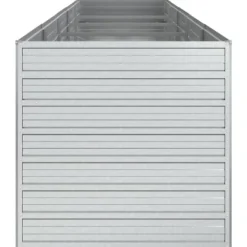 Højbed 400x80x77 cm galvaniseret stål sølvfarvet - Højbed - Højbede - Home & Living