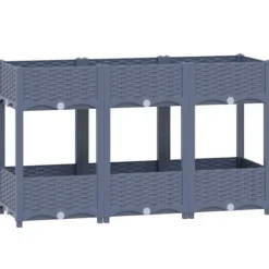 Højbed 120x40x71 cm polypropylen - Højbed - Højbede - Home & Living