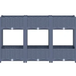 Højbed 120x40x71 cm polypropylen - Højbed - Højbede - Home & Living
