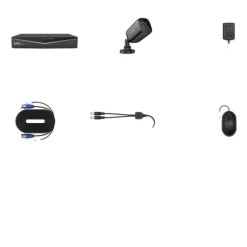 Hjem Sikkerhedskamera System, 1080N DVR, Natvision, 2T, Med 2PCS kamera