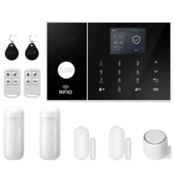 Hjemmealarmsystem, Smart Home Integration, Real-Time Advarsler,EU Stik, 2G GSM WiFi Kit B