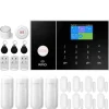 Hjemmealarmsystem, trådløs forbindelse, mobilappkontrol,EU stik, E-4G