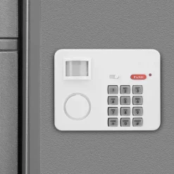 Hjemmesikkerhedsalarmsystem med trådløs PIR-bevægelsessensor og fjernbetjening med tastatur
