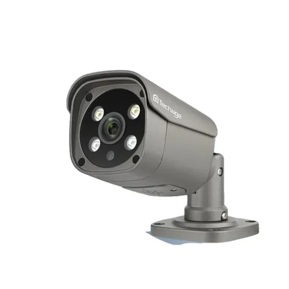 Hjemmesikkerhedskamera, 5MP opløsning, 3,6 mm linse, 48V PoE strøm, IR nattevision, tovejslyd