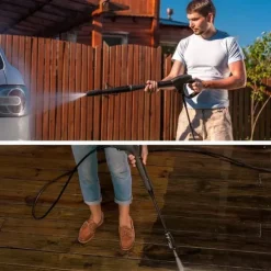Højtryksslange 15m Quick Connect til højtryksrenser AR Blue Clean / Michelin / Black Decker / Mac Allister / Makita / Stanley