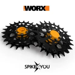 Hjul til WORX Landroid S og M plæneklippere, kulstofstål 3 mm