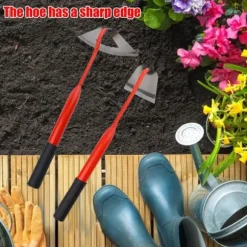 Håndstålhakke Haveplantehakke Bærbar stålværktøj til ukrudtsbekæmpelse og løsning af jord Haveværktøj