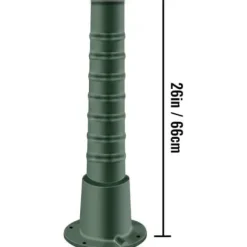 Håndvandpumpe Stander, 22,86x22,86x66 cm, Grøn, Støbejern