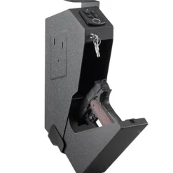 Håndvåbensafebox med fingeraftryk, sikrer hurtig adgang og sikker opbevaring af pistoler i nøgleboks.