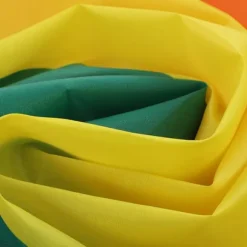 Håndviftende Regnbueflag Banner Polyester Gay Pride Lesbisk Flag med Øjer