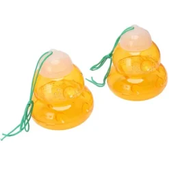Hængende bifælde - kalebassformet, udendørs hvepseafskrækkende middel og bidræber (2 stk, orange)