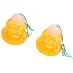 Hængende bifælde - kalebassformet, udendørs hvepseafskrækkende middel og bidræber (2 stk, orange)