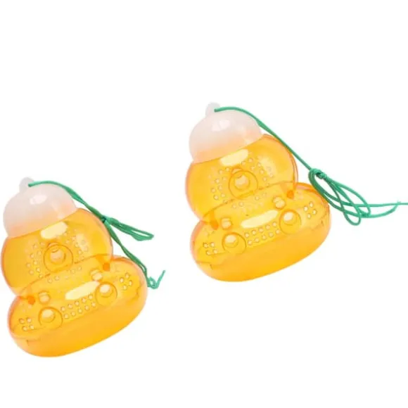 Hængende bifælde - kalebassformet, udendørs hvepseafskrækkende middel og bidræber (2 stk, orange)
