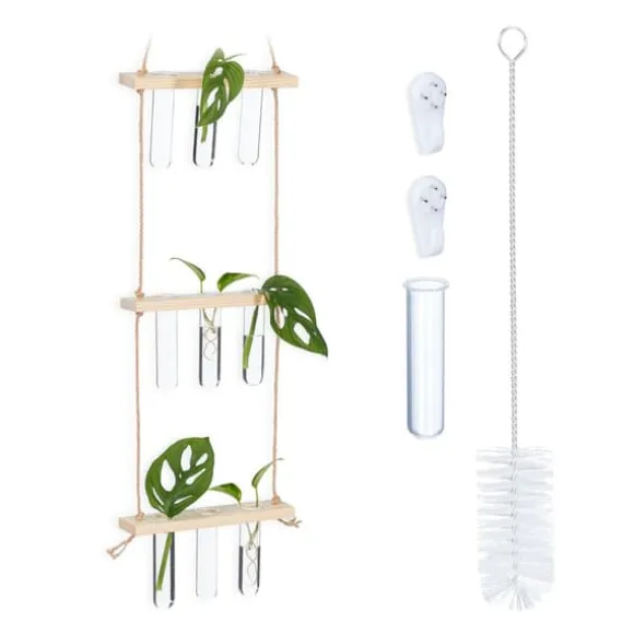 Hængende planteformeringsstation, 54x20x4,5 cm, Natur
