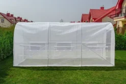Holdbart 10m² Hobby Drivhus med UV-4 Filter & Ventilationsvinduer for Optimal Plantevækst