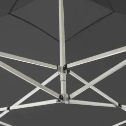 Hopfällbart partytält i aluminium 3x3 m - Elegant solskydd | Färg: Antracit | Storlek: 3x3 m