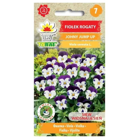 Hornviol frø Johnny Jump Up - Farverig og blomsterrig staude