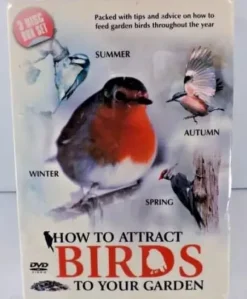 How To Attract Birds To Your Garden 3 disc DVD Box Set - Region 2 Brand New