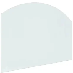 Hærdet glasplade til pejs - Gulvdæksel | Størrelse: 80x60 cm
