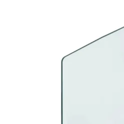 Hærdet glasplade til pejs - Gulvdæksel | Størrelse: 120x50 cm