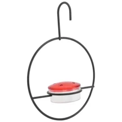 Hummingbird feeder Smuk letvægts hængende fugle feeder med 4 porte til udendørs baghave