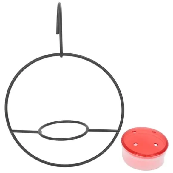 Hummingbird feeder Smuk letvægts hængende fugle feeder med 4 porte til udendørs baghave